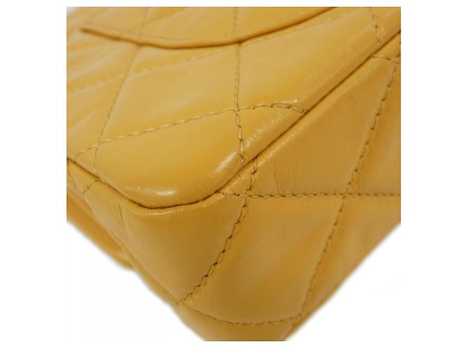 Bolso de cuero amarillo Chanel AS4199 - vista 3