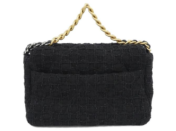 Borsa a Spalla Chanel 19 Nero - vista 2