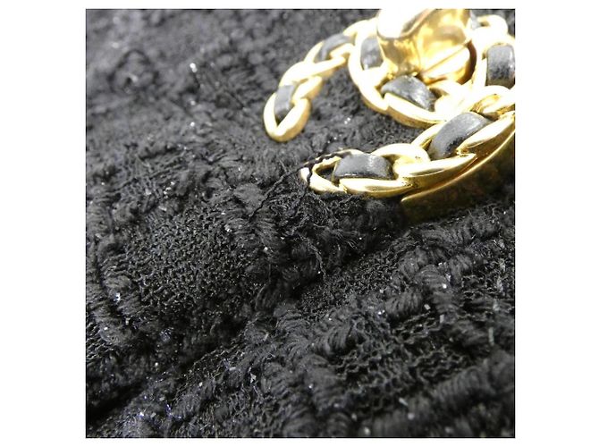 Borsa a Spalla Chanel 19 Nero - vista 4