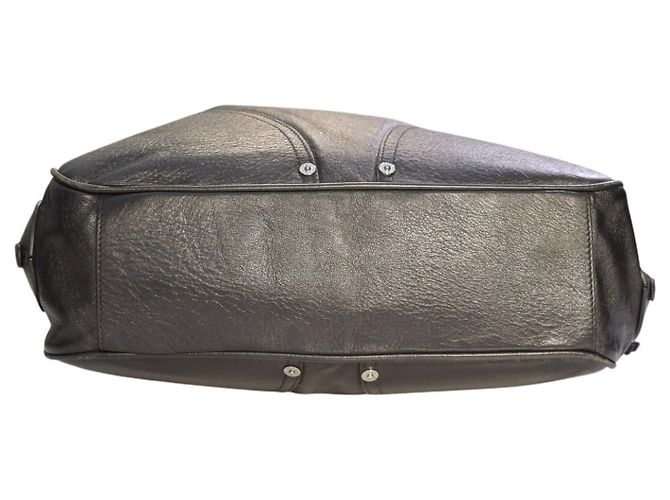 Mulberry Mitzy Borsa Hobo Pelle Martellata Nera Nero - vista 7