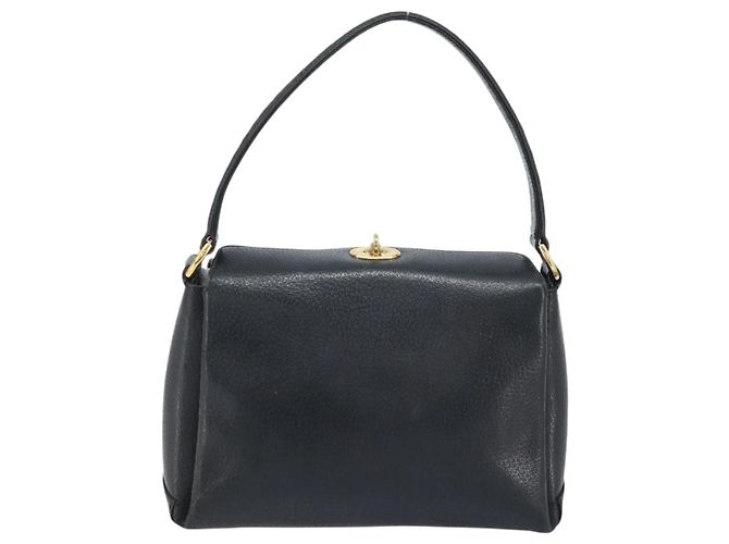 Gucci Vintage Convertible Bamboo Box Leather Small Negro - vista 2