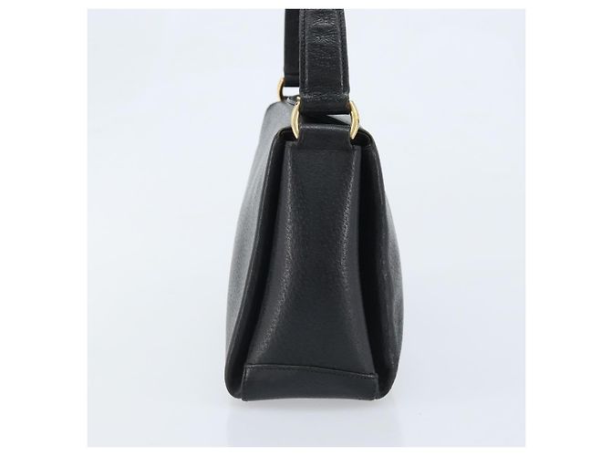 Gucci Vintage Convertible Bamboo Box Leather Small Negro - vista 3