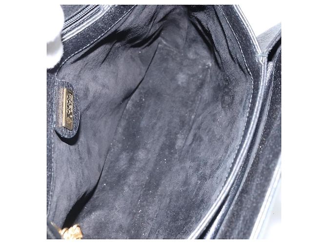 Gucci Vintage Convertible Bamboo Box Leather Small Negro - vista 5