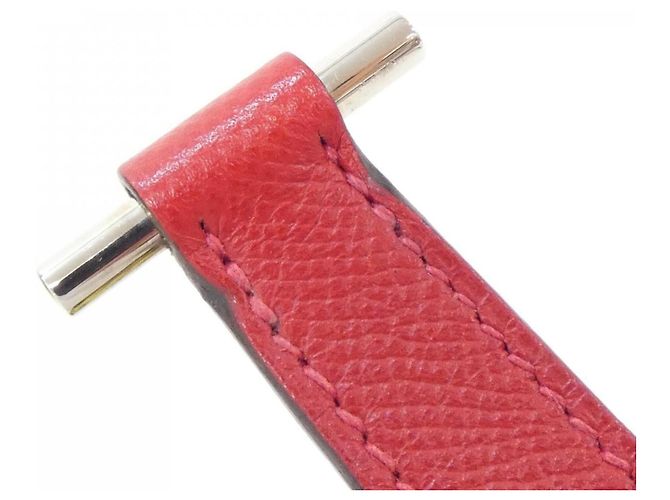 Hermès Hermes LEOPARD Musardine Shoulder Bag Pink Red - vista 5