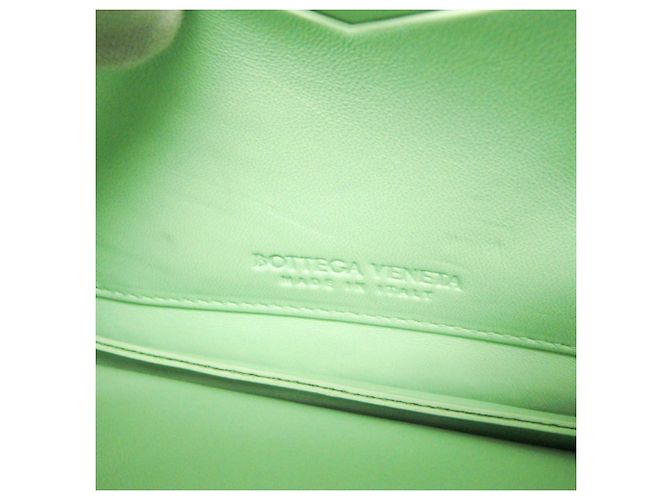 Bottega Veneta Mount Leather Small Verde - vista 4