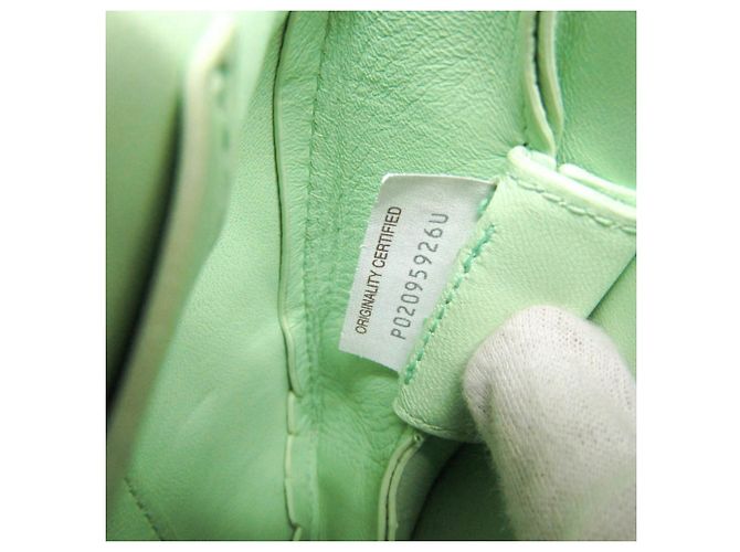 Bottega Veneta Mount Leather Small Verde - vista 5