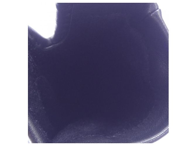 Hermès Bonnie Seidenhandschuhe Schwarz - Ansicht 4