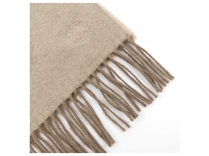 Hermès Stola in cashmere marrone Hermes - vista 2