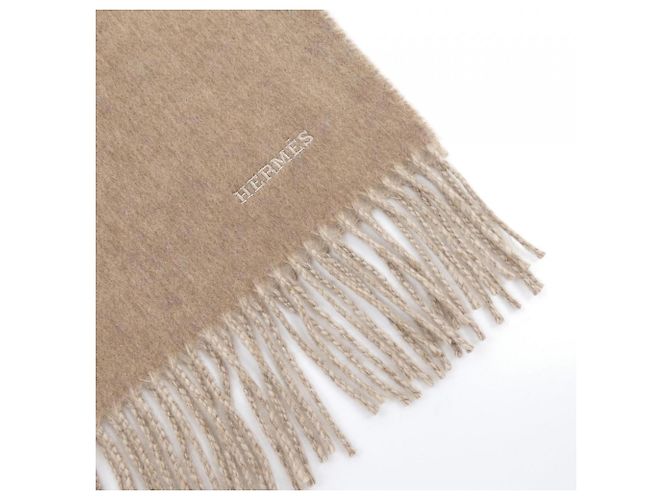 Hermès Stola in cashmere marrone RECTO VERSO Hermes - vista 2