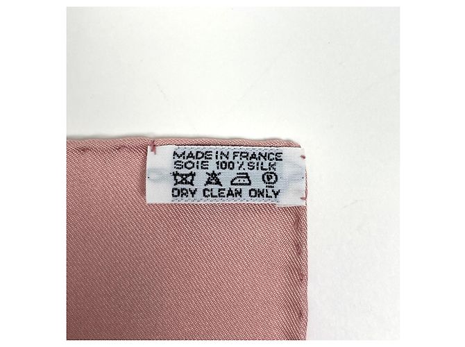 Hermès Sciarpa Hermes Carre 90 Musee Vivant du Cheval Chantilly Rosa Multicolore - vista 2