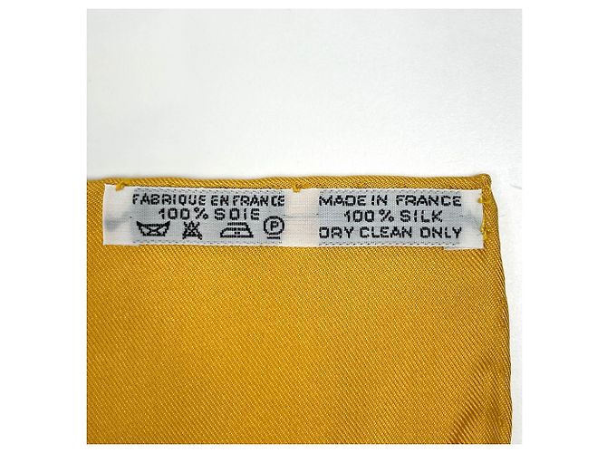 Silk In Hermès Sciarpa Hermes Carre 90 FERIA DE SEVILLA Multicolore Giallo - vista 2