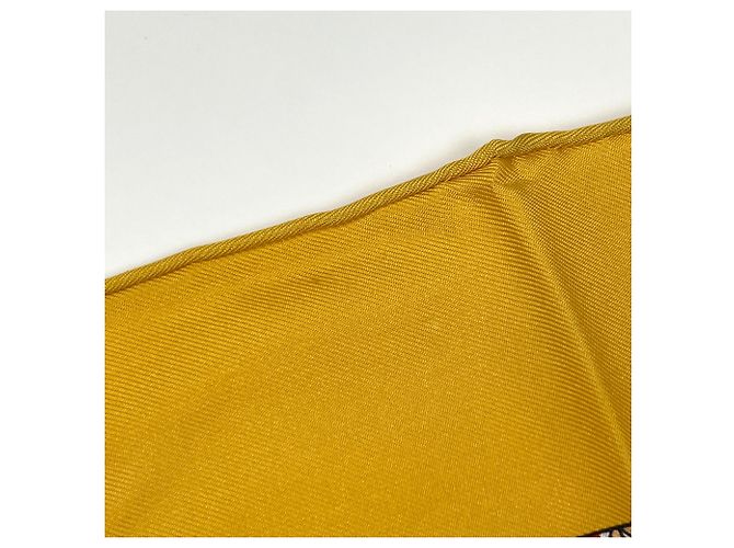 Silk In Hermès Sciarpa Hermes Carre 90 FERIA DE SEVILLA Multicolore Giallo - vista 4