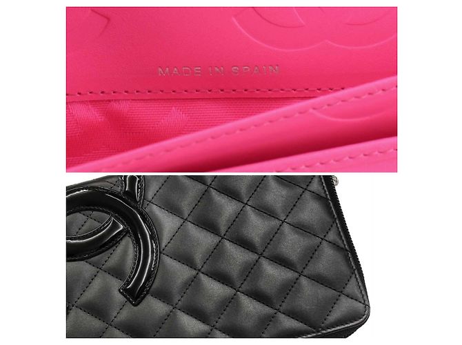 Chanel Cambon Line Long Wallet Schwarz - Ansicht 9