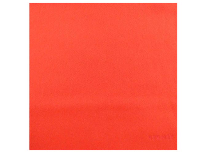 Hermès Stola in cashmere Hermes rossa Rosso - vista 4