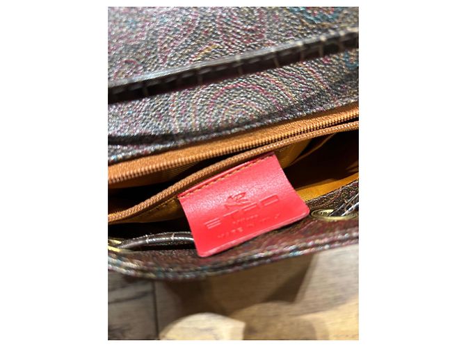Etro Mochila Estampado Paisley Castaño Multicolor - vista 5