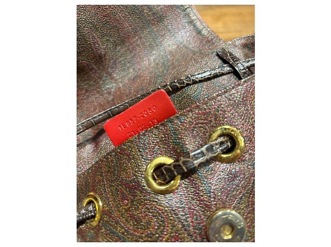 Etro Mochila Estampado Paisley Castaño Multicolor - vista 6