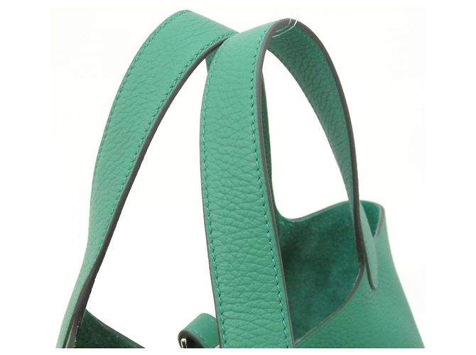 Hermès Hermes Picotin Lock PM Handtasche Hellgrün - Ansicht 5