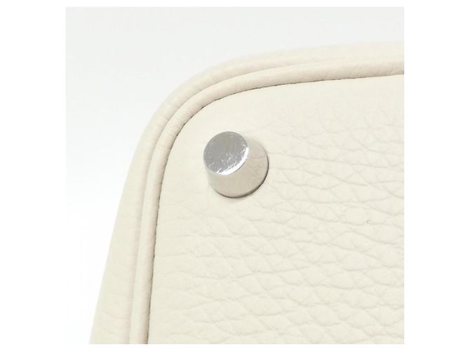 Hermès Hermes Picotin Lock PM Handtasche Weiß Roh - Ansicht 2