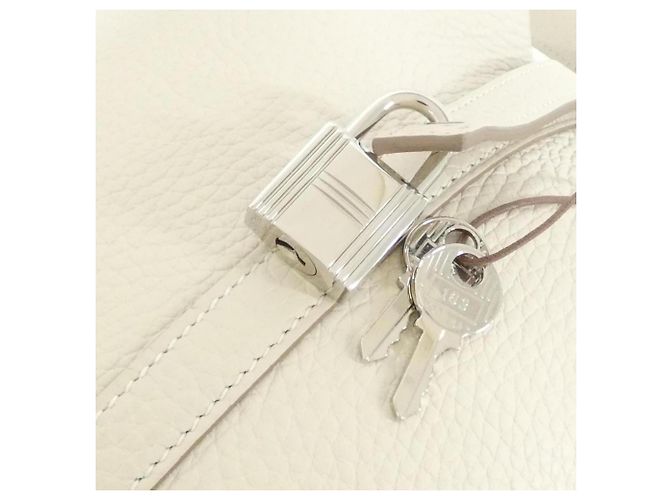 Hermès Hermes Picotin Lock PM Handtasche Weiß Roh - Ansicht 3