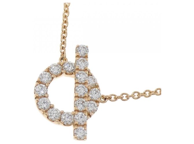 Collar Finesse en oro rosa Hermès Dorado - vista 3
