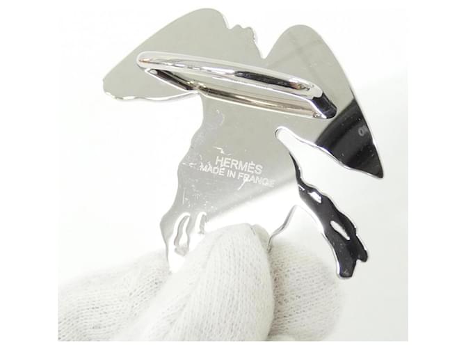 Hermès Hermes Pegase 603873S Schalring Silber - Ansicht 4