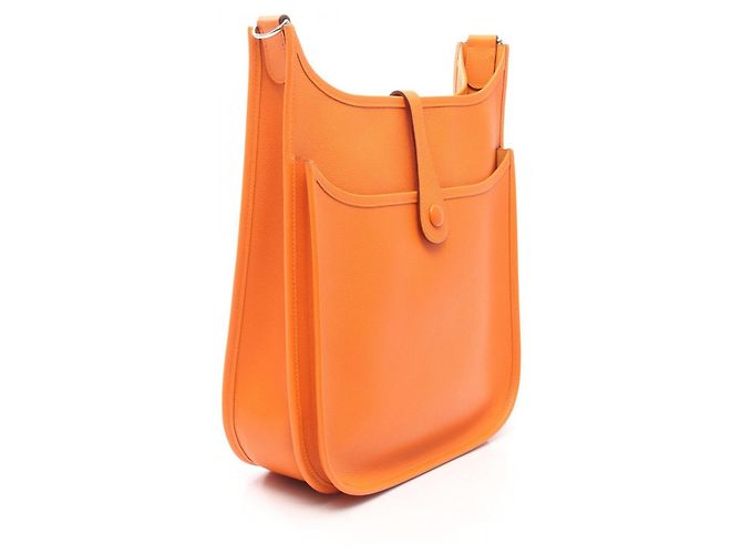 Hermès Borsa a Spalla Hermes Evelyne 2 PM Arancione - vista 2