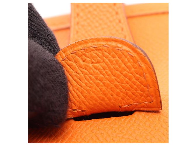 Hermès Borsa a Spalla Hermes Evelyne 2 PM Arancione - vista 5