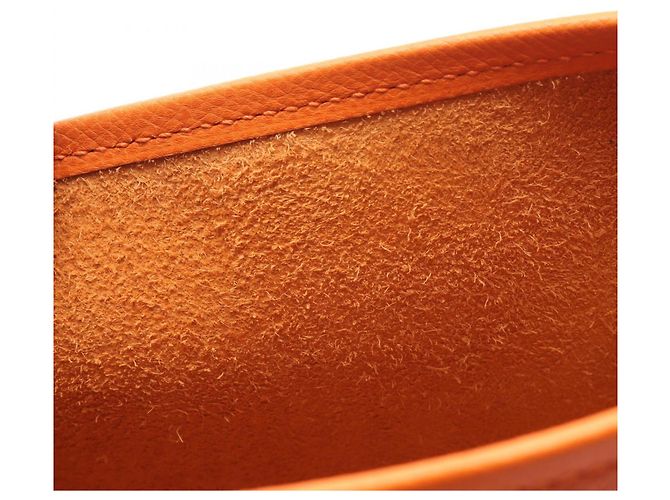Hermès Borsa a Spalla Hermes Evelyne 2 PM Arancione - vista 8