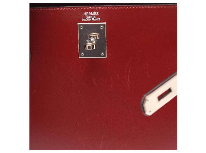 Hermès Borsa 2-Way Hermes Kelly 32 Bordò - vista 7