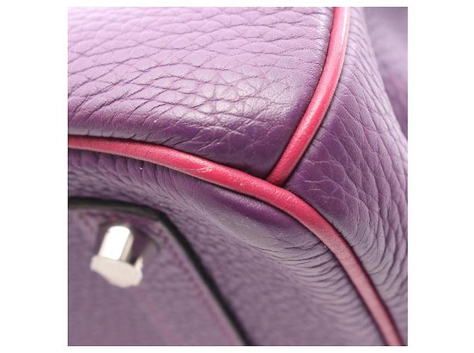 Hermès Borsa Hermes Birkin 35 Personal Order Rosa Porpora - vista 11