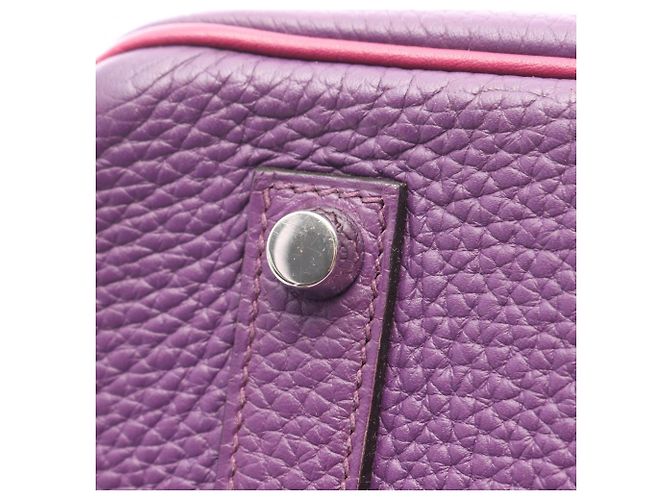 Hermès Borsa Hermes Birkin 35 Personal Order Rosa Porpora - vista 12