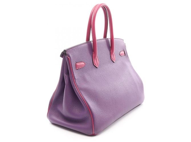 Hermès Borsa Hermes Birkin 35 Personal Order Rosa Porpora - vista 2