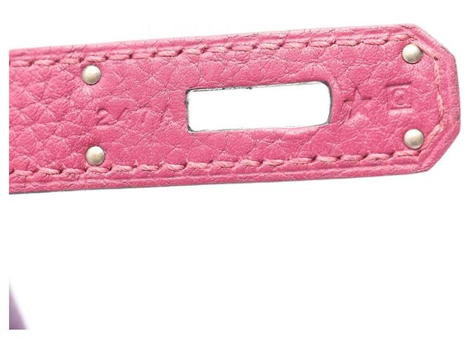 Hermès Borsa Hermes Birkin 35 Personal Order Rosa Porpora - vista 5