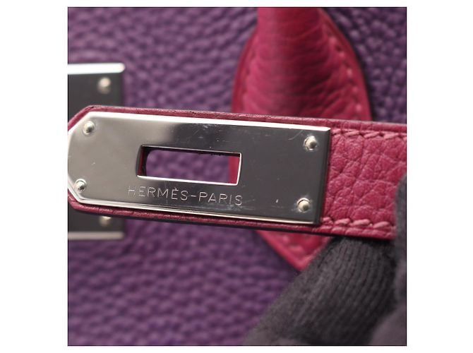 Hermès Borsa Hermes Birkin 35 Personal Order Rosa Porpora - vista 7