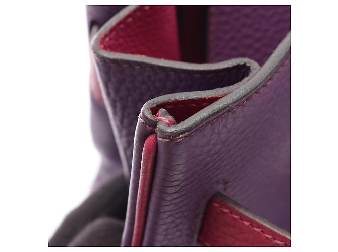 Hermès Borsa Hermes Birkin 35 Personal Order Rosa Porpora - vista 9