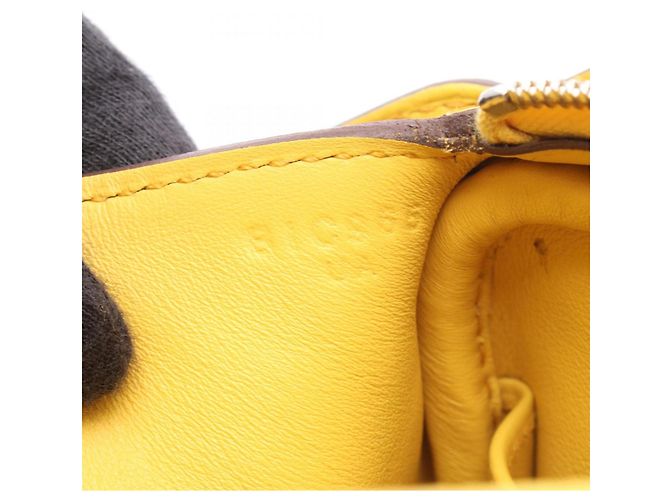 Hermès Borsa a tracolla Hermes Lindy Mini Giallo - vista 5
