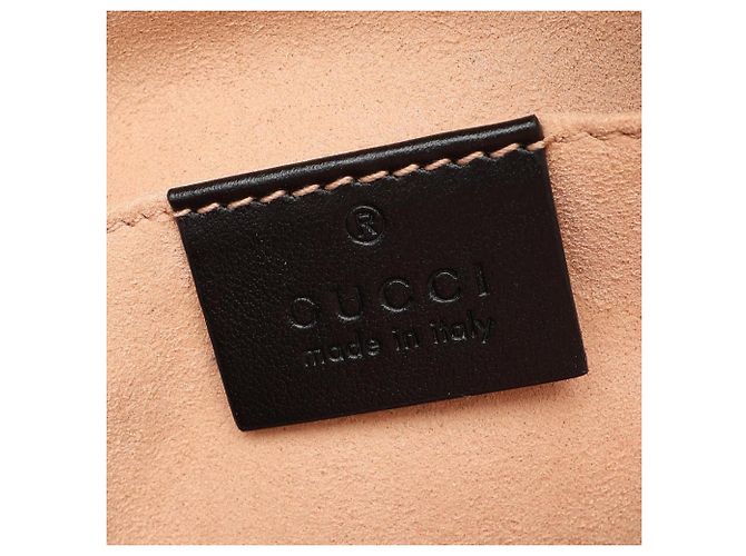 Gucci GG Marmont Lederrucksack Schwarz - Ansicht 4