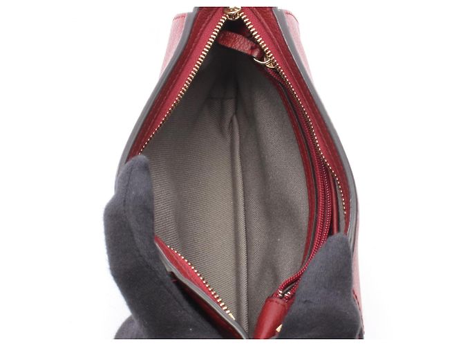 Borsa a mano clutch Cartier C de Second Bordò - vista 3