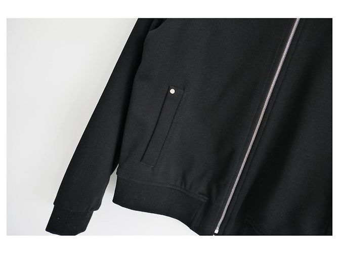 Hermès Giacca Bomber Nera Point De Milan Nero - vista 2