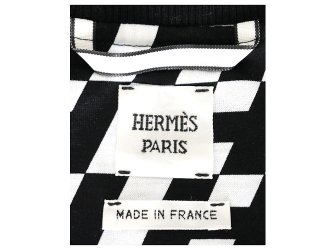 Hermès Giacca Bomber Nera Point De Milan Nero - vista 7