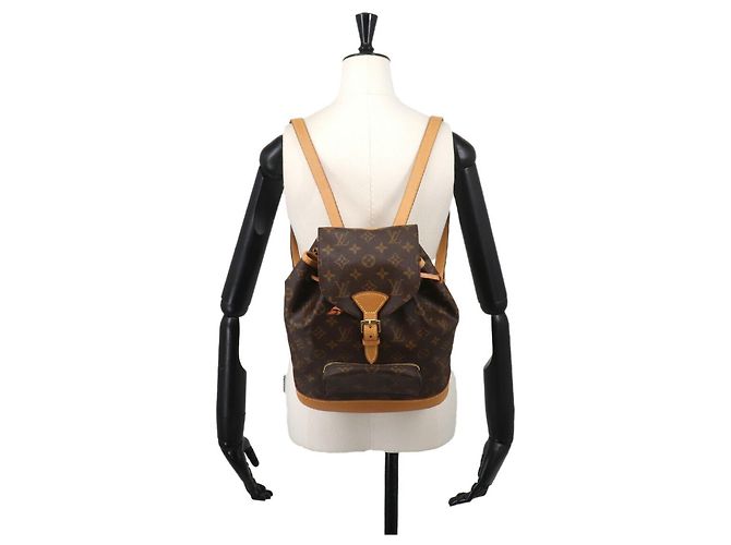 Zaino Louis Vuitton Montsouris MM Monogram Monogramma - vista 10