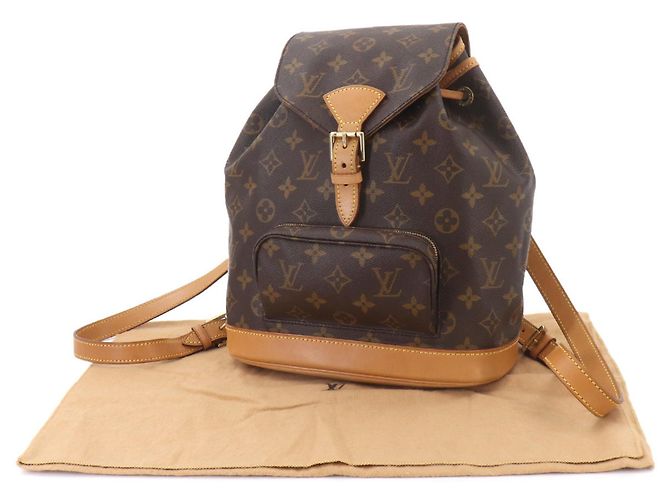 Zaino Louis Vuitton Montsouris MM Monogram Monogramma - vista 2