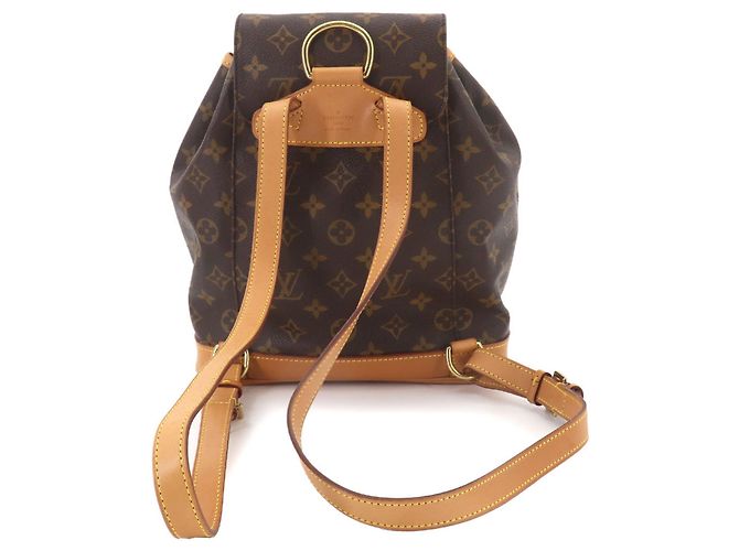 Zaino Louis Vuitton Montsouris MM Monogram Monogramma - vista 3