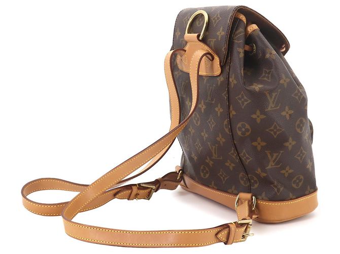 Zaino Louis Vuitton Montsouris MM Monogram Monogramma - vista 4