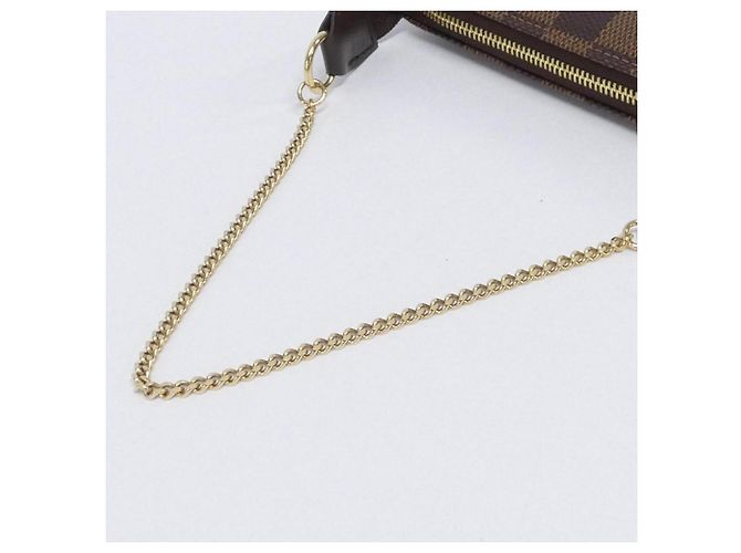 Louis Vuitton Damier Mini Pochette Accessoires Damier ebene - view 3