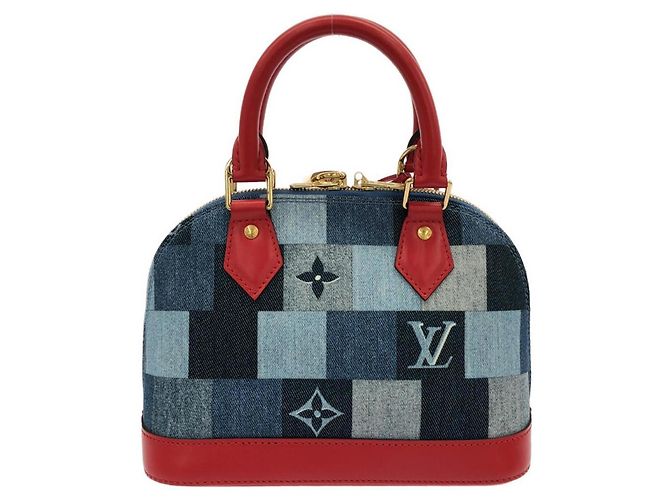 Bolso Louis Vuitton Denim Monogram Alma BB Roja - vista 2