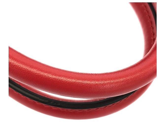 Bolso Louis Vuitton Denim Monogram Alma BB Roja - vista 6