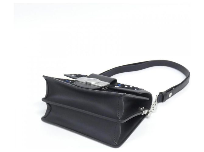 Borsa a Spalla Louis Vuitton Dauphine MINI M55491 Nero - vista 3