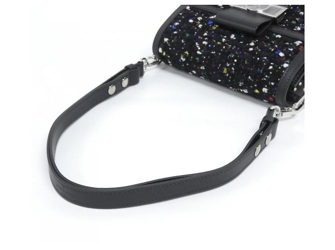 Borsa a Spalla Louis Vuitton Dauphine MINI M55491 Nero - vista 5
