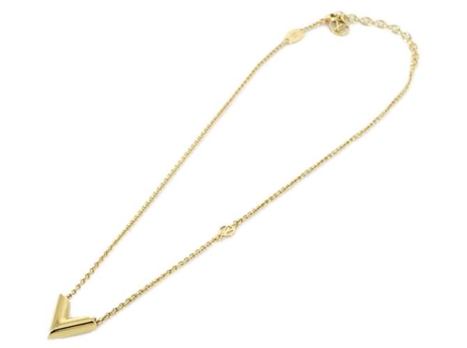 Collana Essential V Louis Vuitton D'oro - vista 2